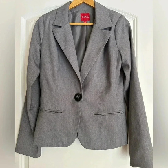 XOXO Grey Women’s Blazer - Picture 2 of 7